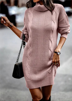 Long Sleeve Sweater Dresses For Woman