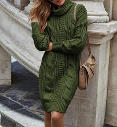 Long Sleeve Sweater Dresses For Woman