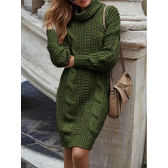 Long Sleeve Sweater Dresses For Woman