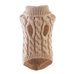 Turtleneck Knitted Pet Clothing