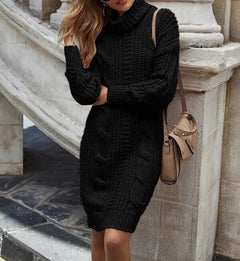 Long Sleeve Sweater Dresses For Woman