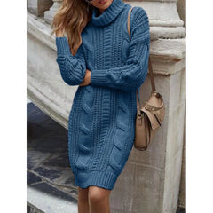 Long Sleeve Sweater Dresses For Woman