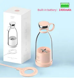 Pink wireless 4 blades Juicer