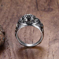 King Vanguard Lion Head Ring