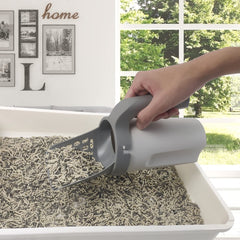 gray and White Cat Litter Shovel