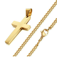 Gold Cross Necklace and necklace