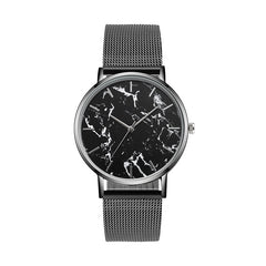 Mesh Band Marble Watch