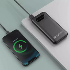 22.5W Black Portable Power Bank