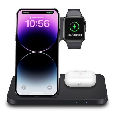 Fast charging station for Apple watch, iPhone and AirPods