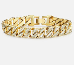 Miami Gold Curb Cuban Bracelet